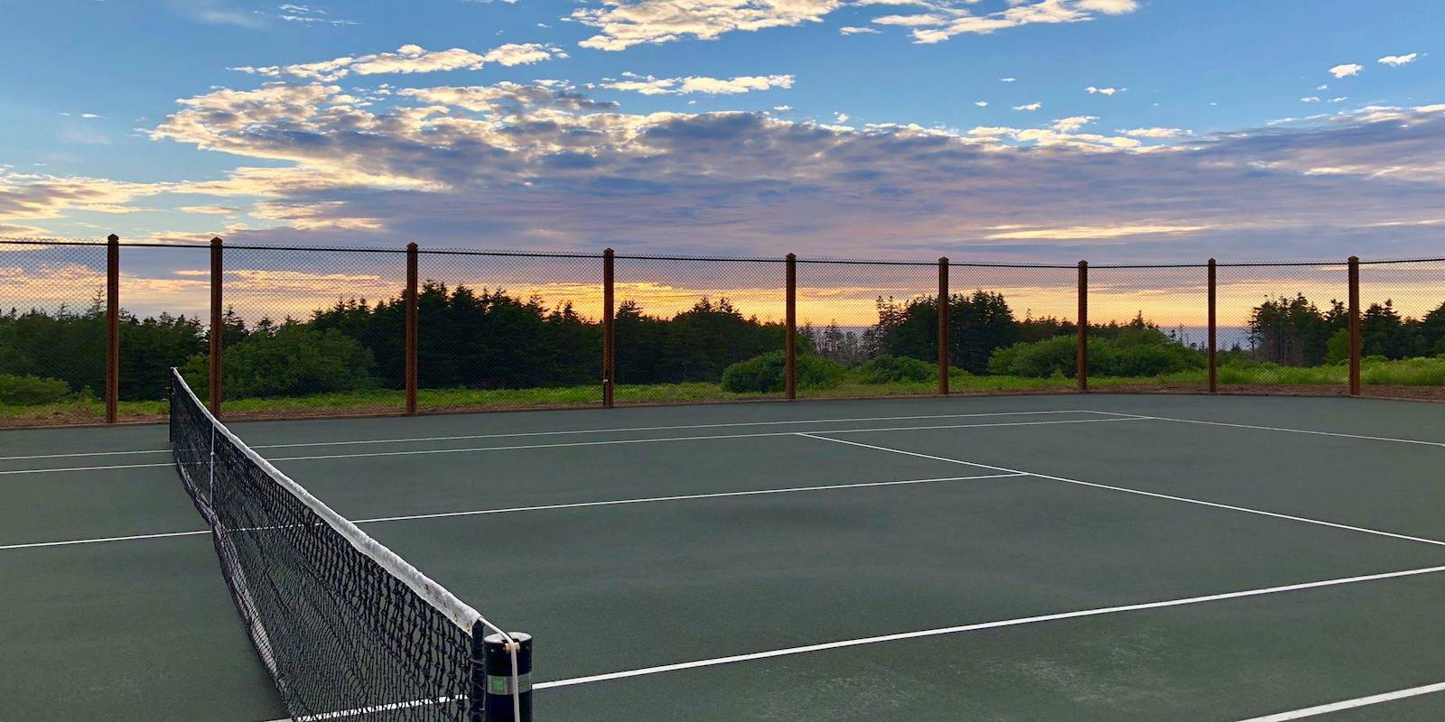 Construction complète d'un terrain de tennis
